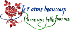Gif animé belle journée je t'aime
